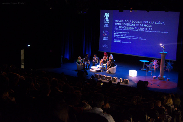 La conférence Queer a attiré de nombreux spectateurs. Crédit Auriane Guiot.