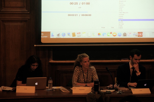 Les chairs du comité UNESCO. - Crédit Lisa Hugouvieux