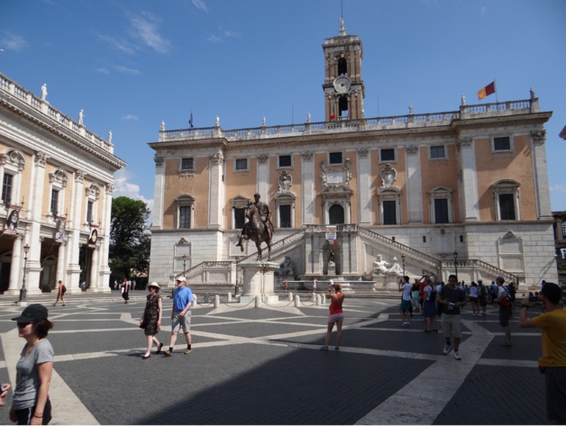 Campidoglio, Rome’s Town Hall. Photo credit : Pascal Gervais