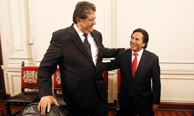 Alejandro Toledo et Alan García | Crédits Photo -- Presidencia Perú