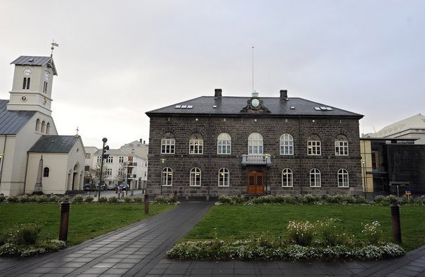 Parlamento islandés en Reikiavik | Creditos -- Olivier Morin/AFP