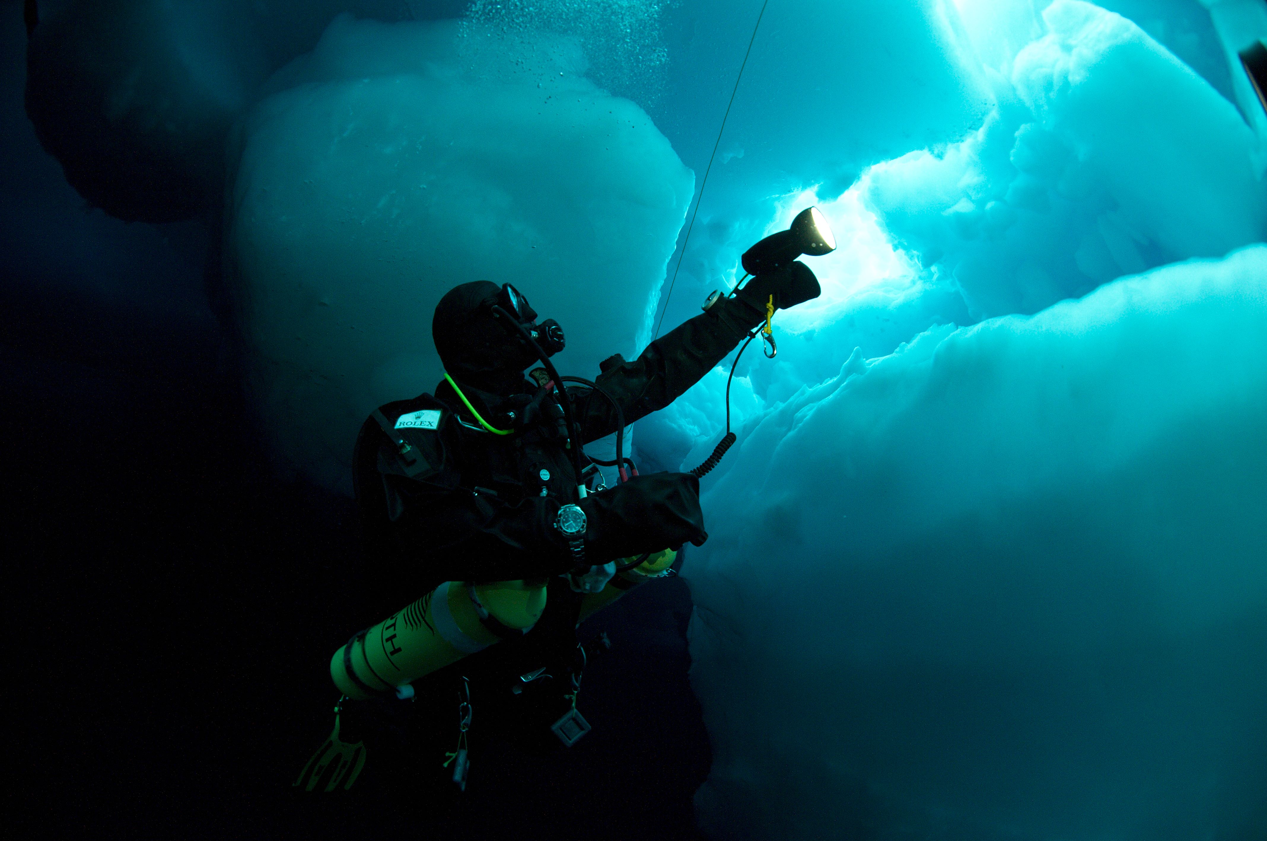 Crédit Photo --- Benoit Poyelle | Deepsea Under The Pole by Rolex