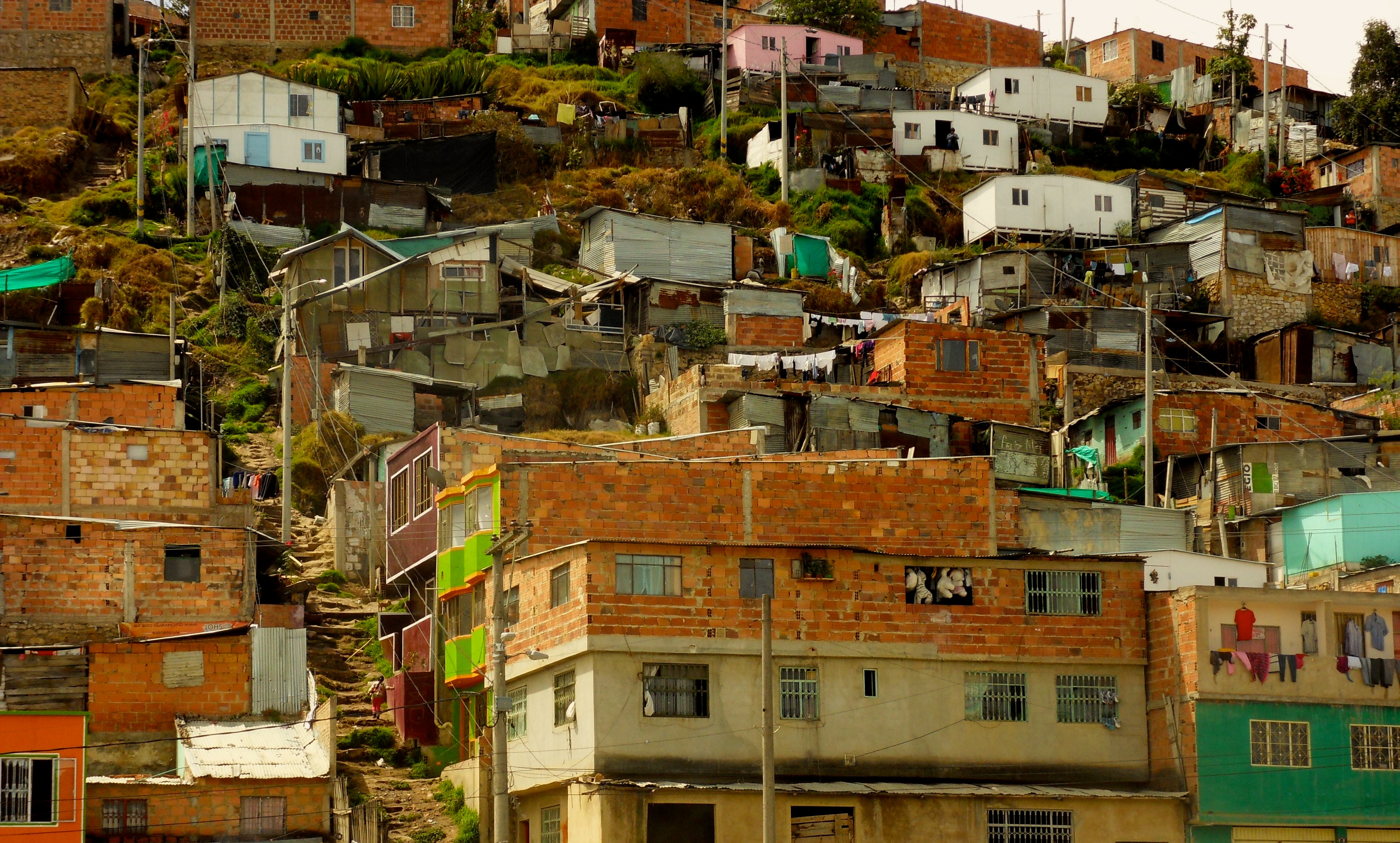 Ciudad Bolivar, Bogota. Crédit photo Simon De Bergh