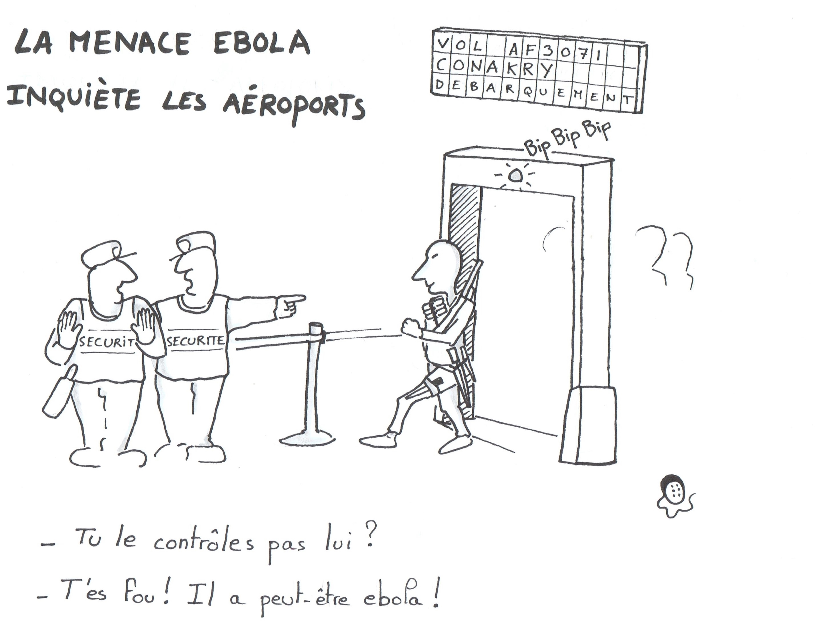 La menace Ebola inquiète les aéroports