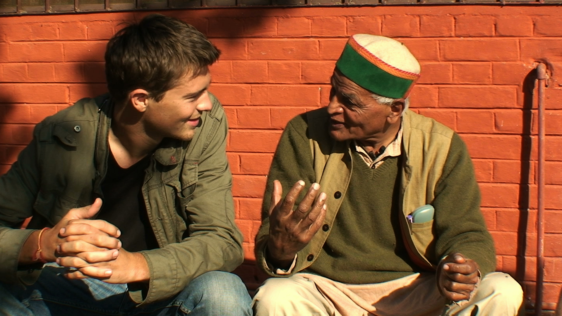 Marc et Satish Kumar, Crédit Nathanaël Coste