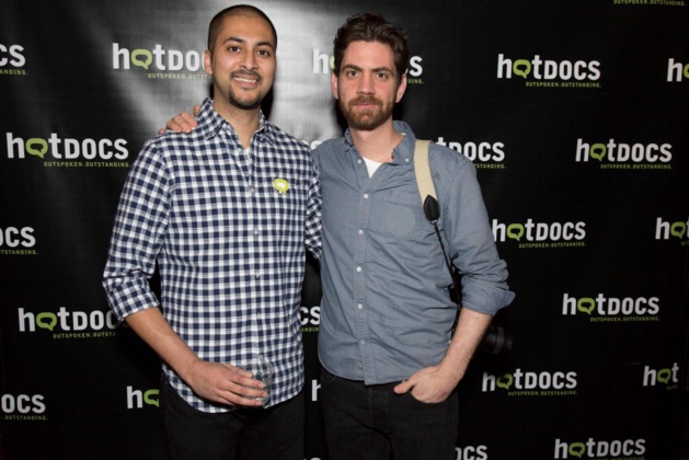 Amar Wala à esquerda, et Noah Bingham, à direita, crédito HotDocs Amar Wala à esquerda, et Noah Bingham, à direita, crédito HotDocs