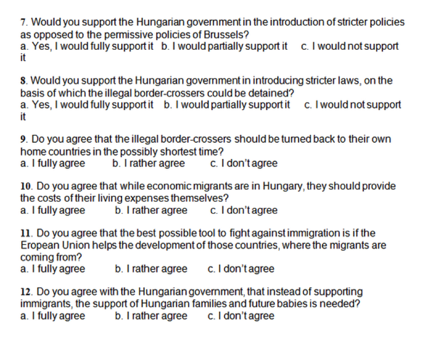 Questionnaire du gouvernement - crédit DR