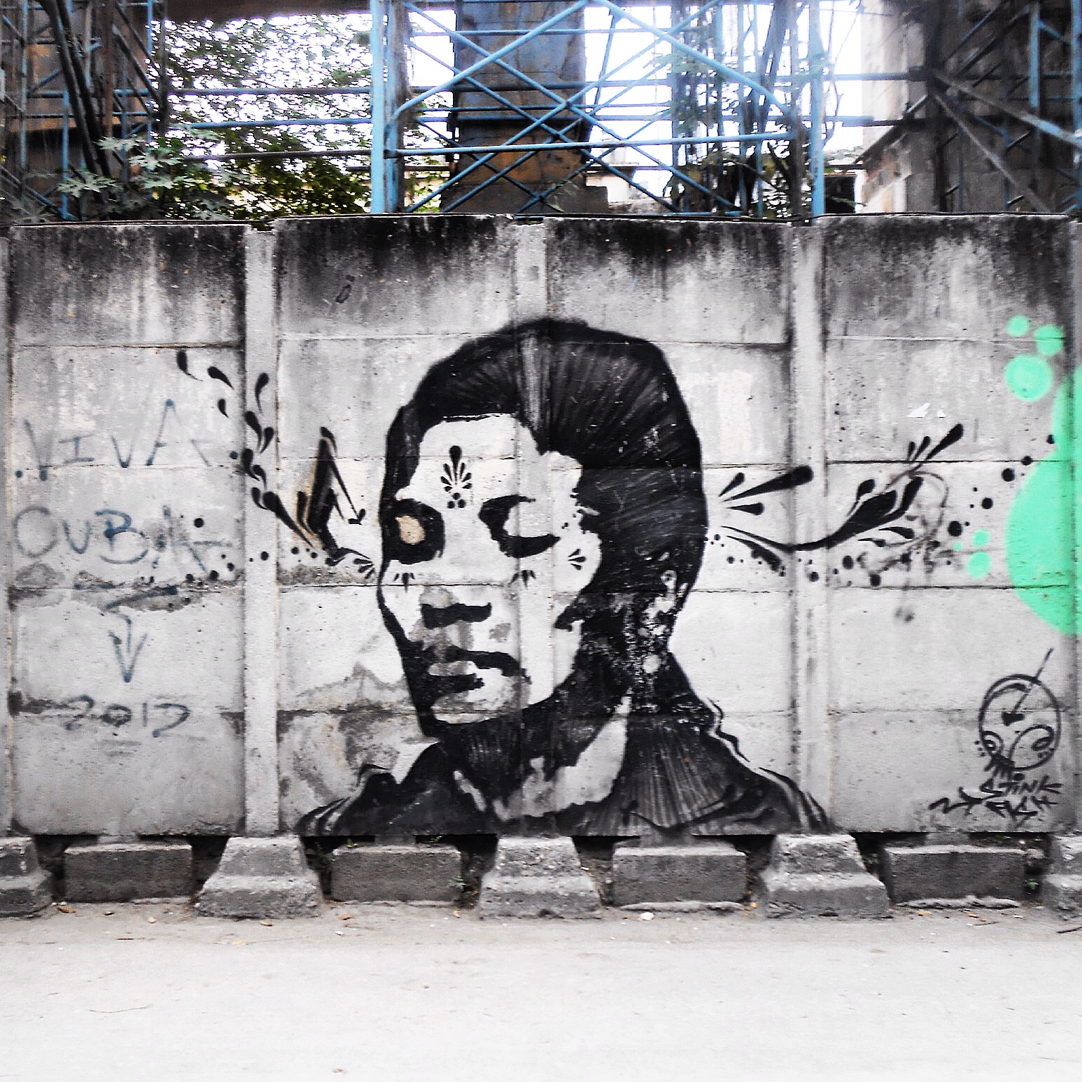 Street art, La Havane - Crédit Virginie Urios