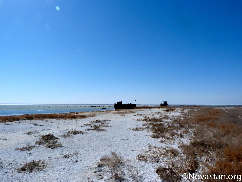 Près d'Aralsk, au Kazakhstan. Crédit : Anatole Douaud