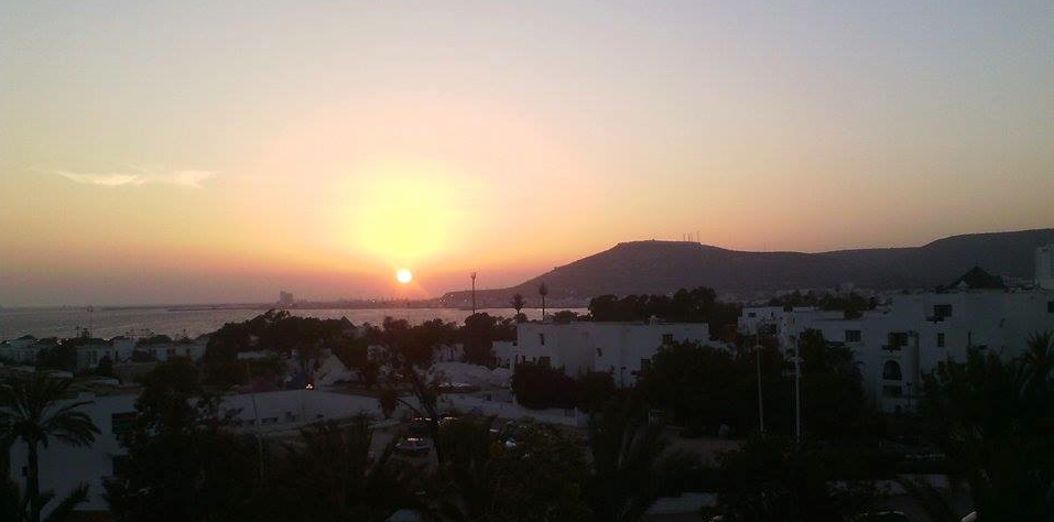 Coucher du soleil à Agadir - Crédit Carolina Duarte de Jesus