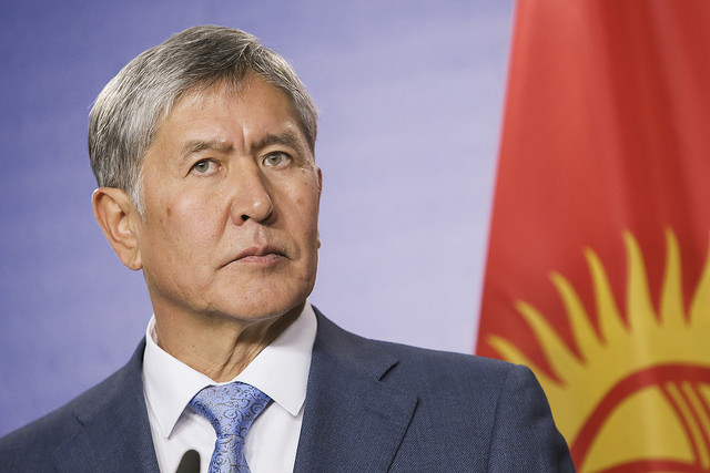 Le président du Kirghizistan Atambaiev - Crédit : Martin Schulz