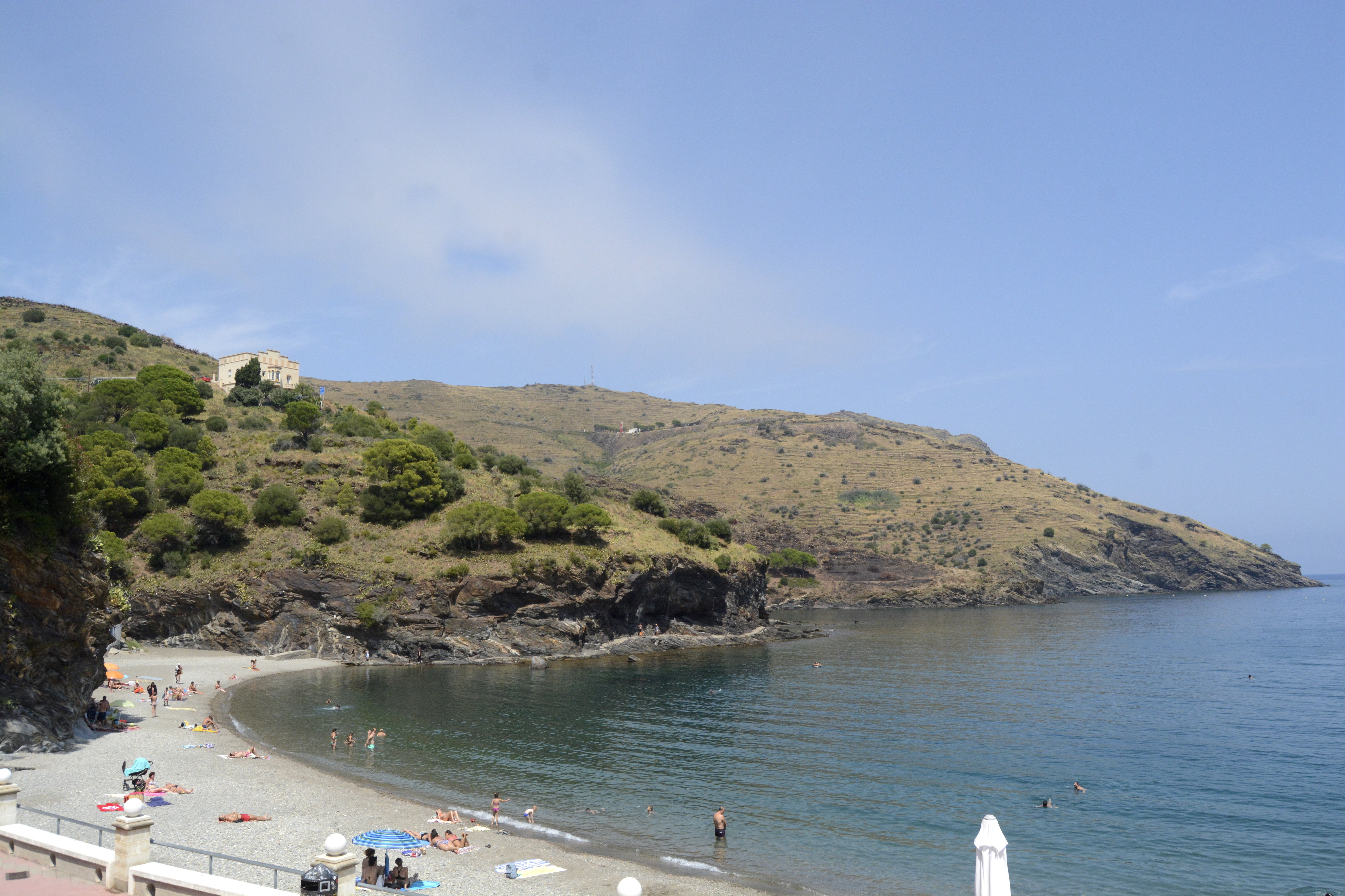 La Platja Petita à gauche de l’image. Crédit Auriane Guiot