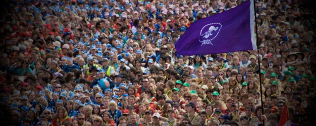 Manifestación mundial Japón 2015 Crédito scout.org