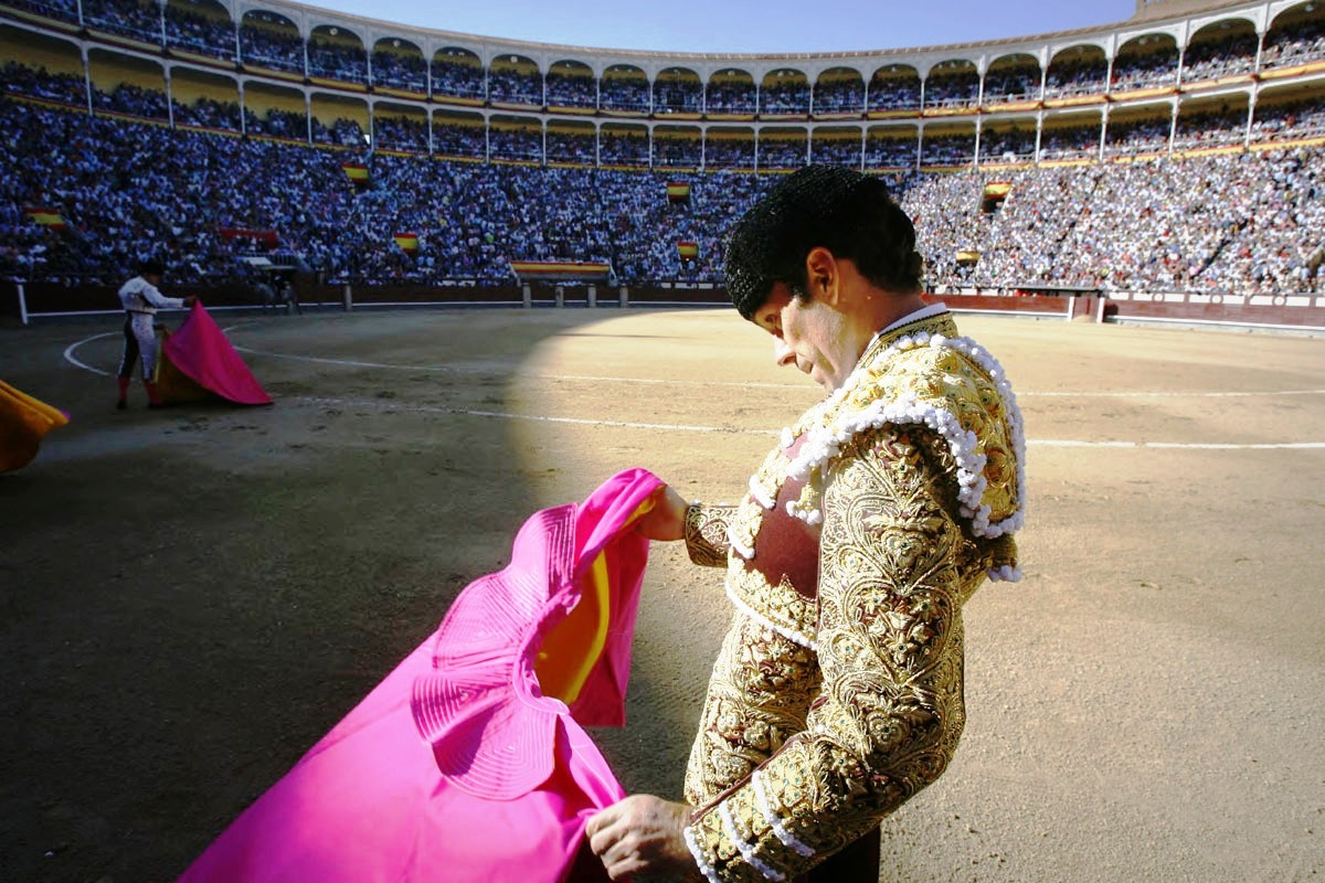 Une des figures les plus célèbres du « mundillo » actuel, José Tomas, dans les arènes de Las Ventas à Madrid - Crédit EFE