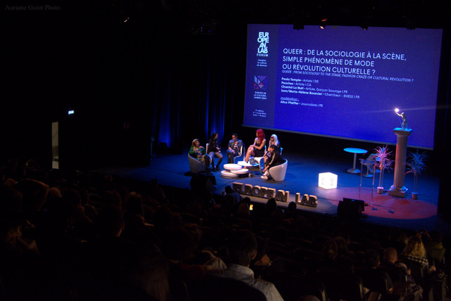 La conférence Queer a attiré de nombreux spectateurs. Crédit Auriane Guiot.
