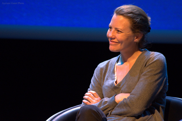 La journaliste britannique Sarah Harrison, numéro 2 de WikiLeaks. Crédit Auriane Guiot.