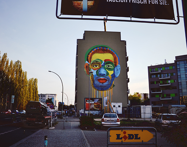 Fresque murale aux alentours de Schöneberg. Crédits : Chloé Marchal