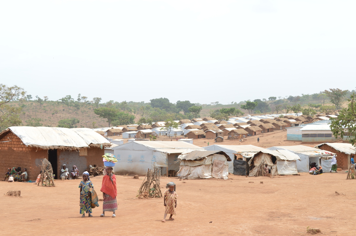 Camps des réfugiés de Borgop, dans la région de l'Adamaoua. Crédits : Aboubakar Dewa