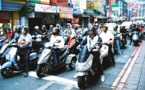 Virée en scooter à Taïwan