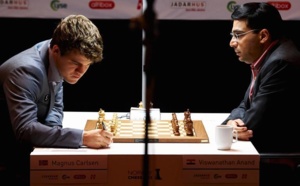 Échecs : Viswanathan Anand perd son titre face à Magnus Carlsen