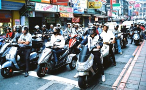 Vivere in scooter a Taiwan
