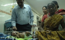 India : down south, baby burns