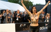 Femen au Grand Prix de Montréal 2015 : une action teintée par de brutales interpellations Femen au Grand Prix de Montréal 2015 : une action teintée par de brutales interpellations