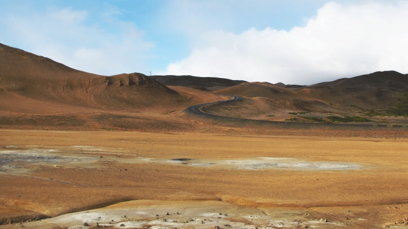 Road to Mývatn Aera - North East