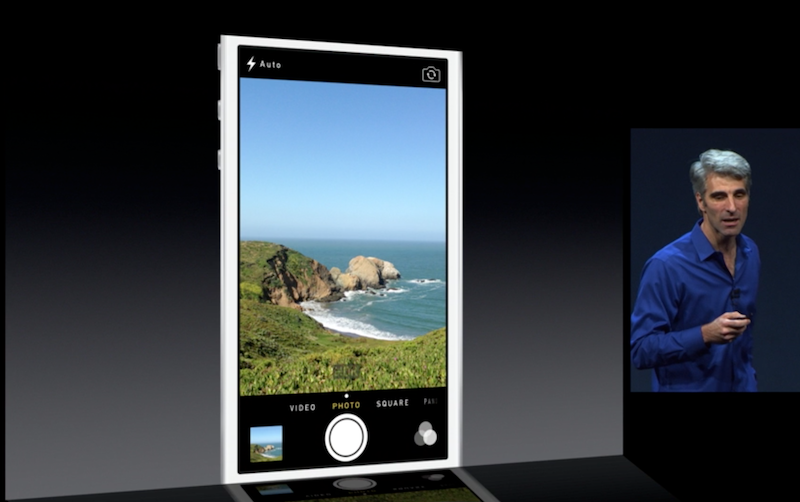 Nouvel appareil photo dans iOS 7